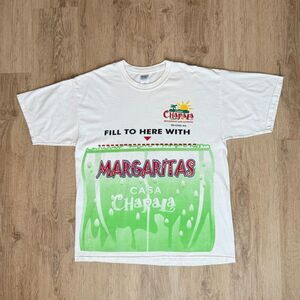 Casa Chapala All Over Print Margaritas Mexican Tee White XL Tri-Cities WA Gildan